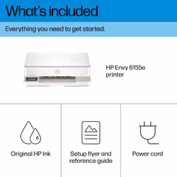 HP ENVY 6120 All-in-One Couleur Imprimante, Impression photo; Copieur, Scanner - Vue supplémentaire 7