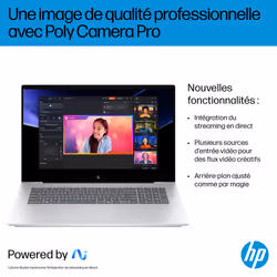 HP OmniBook 7 Next Gen AI 17-dc0005nf Copilot+ PC Intel Core Ultra 5 226V PC portable 17.3" Écran tactile Full HD 16Go RAM 512Go SSD Wi-Fi 7 Win11 Argent - Vue supplémentaire 5