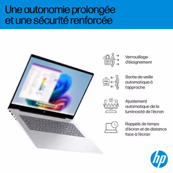 HP OmniBook 7 Next Gen AI 17-dc0005nf Copilot+ PC Intel Core Ultra 5 226V PC portable 17.3" Écran tactile Full HD 16Go RAM 512Go SSD Wi-Fi 7 Win11 Argent - Vue supplémentaire 7