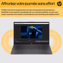HP 15-fc0161nf AMD Ryzen 5 7430U PC portable 15.6" Full HD 32Go RAM 512Go SSD Wi-Fi 6 Win11 Argent - Vue supplémentaire 6
