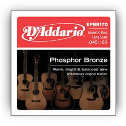 D'Addario EPBB170 corde d'instrument de musique Basse acoustique 4 pièce(s) Acier Guitare