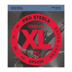 D'Addario EPS230 corde d'instrument de musique Basse 4 pièce(s) Acier Guitare