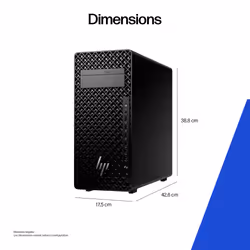 HP Z2 Tower G1i Intel Core Ultra 7 265K 32 Go DDR5-SDRAM 1 To SSD Windows 11 Pro Station de travail AI Workstation, AI PC Noir - Vue supplémentaire 3