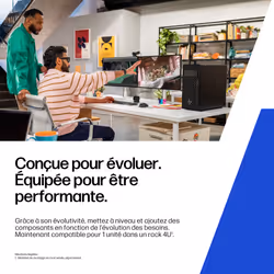 HP Z2 Tower G1i Intel Core Ultra 7 265K 32 Go DDR5-SDRAM 1 To SSD Windows 11 Pro Station de travail AI Workstation, AI PC Noir - Vue supplémentaire 5