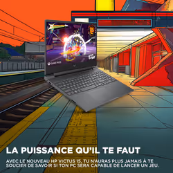 HP C81C4EA laptop AMD Ryzen 5 PC portable 15.6" Full HD 16Go RAM NVIDIA GeForce RTX 5050 Wi-Fi 6 DOS gratuit AI PC Noir - Vue supplémentaire 4
