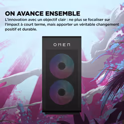 HP OMEN 35L Gaming Desktop GT16-1003nf PC AMD Ryzen™ 7 9800X3D 64 Go DDR5-SDRAM NVIDIA GeForce RTX 5080 Windows 11 Home Tower Noir - Vue supplémentaire 6