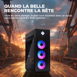 HP OMEN by 45L Gaming Desktop GT22-3065nf Intel Core Ultra 9 285K 128 Go DDR5-SDRAM NVIDIA GeForce RTX 5080 Windows 11 Home Tower PC AI PC Noir - Vue supplémentaire 4