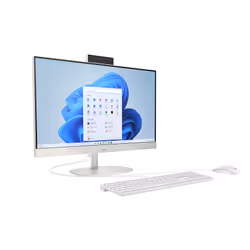 HP All-in-One 24-cr0090nf PC AMD Ryzen™ 5 7520U 60,5 cm (23.8") 1920 x 1080 pixels 16 Go LPDDR5-SDRAM 512 Go SSD Windows 11 Home Wi-Fi 6 (802.11ax) Blanc - Vue supplémentaire 2