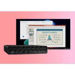 HP EliteDesk 8 Mini G1a Desktop Next Gen AI PC Copilot+ PC 350 24 Go DDR5-SDRAM 512 Go SSD Windows 11 Pro Mini PC
