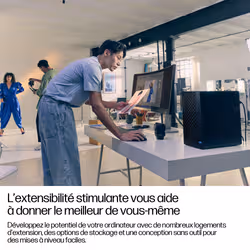 HP EliteDesk 8 Tower G1i Desktop AI PC Intel Core Ultra 7 265 24 Go DDR5-SDRAM Windows 11 Pro - Vue supplémentaire 6