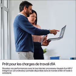 HP EliteBook 6 G1i 16 inch Notebook AI PC Wolf Pro Security Edition Intel Core Ultra 5 225U 40,6 cm (16") WUXGA 24 Go DDR5-SDRAM Wi-Fi 7 (802.11be) Windows 11 Pro Argent - Vue supplémentaire 5