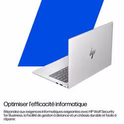 HP EliteBook 6 G1i 16 inch Notebook AI PC Wolf Pro Security Edition Intel Core Ultra 5 225U 40,6 cm (16") WUXGA 24 Go DDR5-SDRAM Wi-Fi 7 (802.11be) Windows 11 Pro Argent - Vue supplémentaire 6