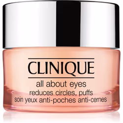 Clinique All About Eyes 15 ml, Crème pour les yeux, Femmes, Tous types de peau, Anti-poches, Anti-cernes, Pot, Cyclopentasilo ...