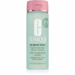 Clinique All About Clean Liquid Facial Soap, Mousse nettoyante, Femmes, Peau mixte, Peau grasse, Nettoyant, Exfoliation, Hydr ...