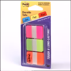 3M 686-PGO intercalaire de classement Onglet avec index vierge Vert, Orange, Rose - Vue supplémentaire 4