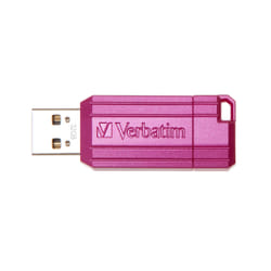 Verbatim Micro-clé USBPinStripe de 32 Go - rose fuchsia