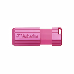Verbatim Micro-clé USBPinStripe de 32 Go - rose fuchsia