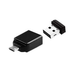 Verbatim Clé NANO USB 16 Go avec adaptateur Micro USB