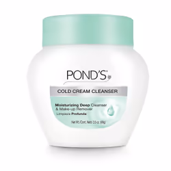 Pond’s Cold Cream, Crème nettoyante, Femmes, Tous types de peau, Nettoyant, Hydratant, Adoucissant, Pot, 99 g