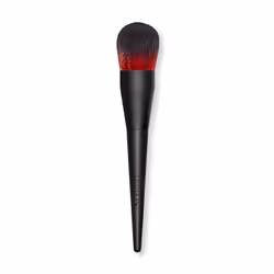 Revlon Powder Brush, Swirl the tips of the powder-brush bristles into loose or pressed powder, and tap the handle...