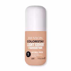Revlon ColorStay Light Cover, Flacon compte-gouttes, Liquide, Hydratant, Lissage, Eclaircissant, Beige, 30 ml, Femmes