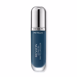 Revlon Ultra HD Metallic Matte Liquid Lipcolor, HD Glitz, Working from the center of your lips outward, dab on our liquid lip ...