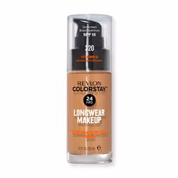 Revlon ColorStay Longwear Makeup for Combination/Oily Skin SPF15, Flacon pompe, Liquide, Peau mixte, Peau grasse, Profond, Mo ...
