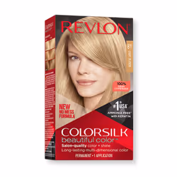 Revlon ColorSilk Beautiful Color, Blonde, Light Blonde, Ammoniac