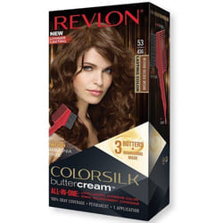 Revlon - Coloration Permanente Butter Cream Colorsilk - 53 Brun Doré Moyen