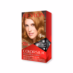 Revlon ColorSilk Beautiful Color 57 Lightest Golden Brown, Marron, Lightest Golden Brown, Femmes, Ammoniac, Boîte, 1 pièce(s)
