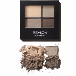 Revlon ColorStay 16-Hour Eye Shadow 500 Addictive 4.8g, Crème, Marron, Addictive, 4 couleurs, 4,8 g, Femmes