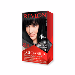 Revlon ColorSilk Beautiful Color 10 Black, Noir, Black, Femmes, Ammoniac, Boîte, 1 pièce(s)