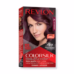 Revlon ColorSilk Beautiful Color, Marron, Deep Burgundy, Ammoniac