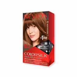 Revlon ColorSilk Beautiful Color 43 Medium Golden Brown, Marron, Medium Golden Brown, Femmes, Ammoniac, Boîte, 1 pièce(s)