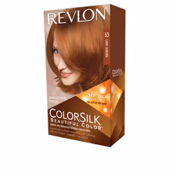Revlon ColorSilk Beautiful Color, Marron, Light Auburn, Ammoniac