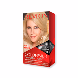 Revlon ColorSilk Beautiful Color 80 Light Ash Blonde, Blonde, Light Ash Blonde, Femmes, Ammoniac, Boîte, 1 pièce(s)