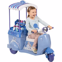 Voiture électrique Disney Reine Des Neiges Kart à glace - Huffy - Bleu - Enfants - Filles