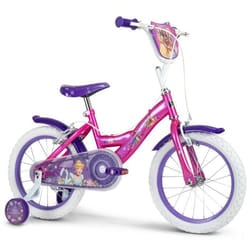 Vélo enfant - HUFFY - Princesses Disney 16 pouces - Roues 16 - Mouvement à billes - Roulettes stabilisatrices
