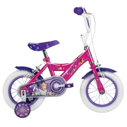Vélo Enfant - HUFFY - Princesses Disney 12 pouces - Cadre acier - Roulettes stabilisatrices amovibles - Mouvement à billes