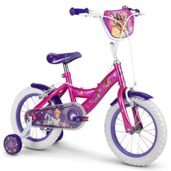Vélo enfant - HUFFY - Princesses Disney - 14 pouces - cadre acier - roulettes amovibles