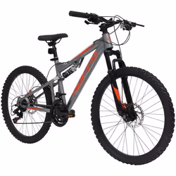 Velo VTT Enfants Huffy Marker 21 vitesses 24 Acier Gris