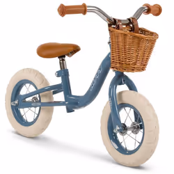 Draisienne Enfant - Huffy Vintage -  Roues 10 - Age 2 à 4 ans - Panier - Bleu