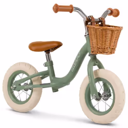 Draisienne Enfant - Huffy Vintage - Roues 10 - Age 2 à 4 ans - Panier - Vert