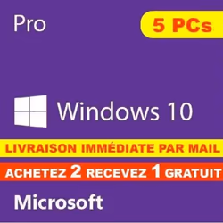 Windows 10 Pro Professionnel Licence Clé Activation - Livraison Rapide