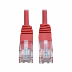 Tripp Lite N002-025-RD, 7,6 m, Cat5e, U/UTP (UTP), RJ-45, RJ-45