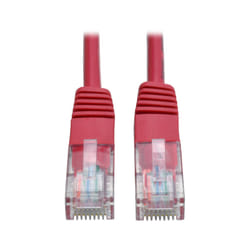 Tripp Lite N002-025-RD câble de réseau Rouge 7,6 m Cat5e U/UTP (UTP)