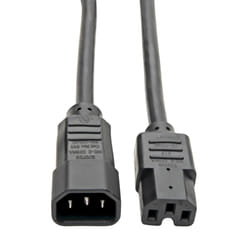 Tripp Lite P018-010 câble électrique Noir 3 m Coupleur C14 Coupleur C15