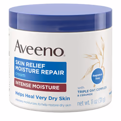 Aveeno Skin Relief Moisture Repair Cream, Crème, Unisexe, Hydratant, Lissage, Adoucissant, Apaisant, Peau sèche, Peau sensibl ...