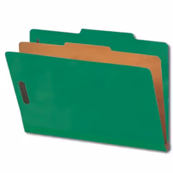 Smead Classification Folders Legal 4-Section Green (10), Legal, Plastique, Vert, 375 mm, 241 mm, 10 pièce(s)