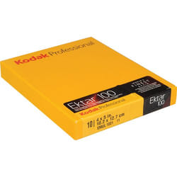 Kodak 1x10 Professional Ektar 100 4x5" pellicule couleurs